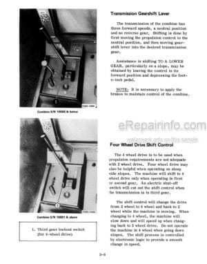 Photo 3 - Case 1470 Service Manual Combine Chassis GSS1503