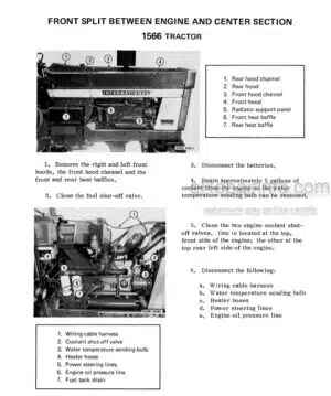 Photo 6 - Case TD102 Service Manual Pull Type Disc Mower 84207324