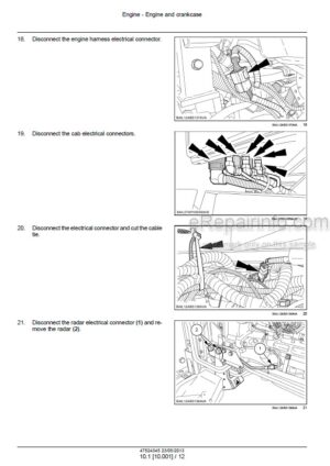Photo 3 - Case 170 185 200 215 230 CVT Puma Service Manual Tractor 47524345