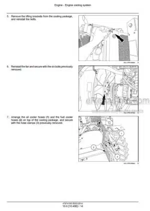 Photo 11 - Case 180 200 220 240 Magnum CVT Service Manual Tractor 47674198