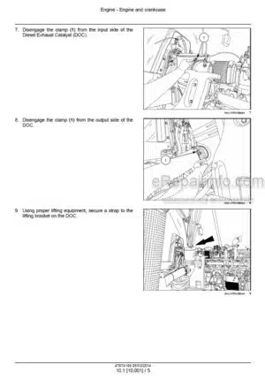 Photo 8 - Case 4494 4694 Service Manual Tractor 8-25610R0