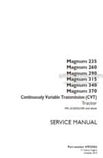 Photo 4 - Case 235 260 290 315 340 370 Magnum CVT Service Manual Tractor 47533562