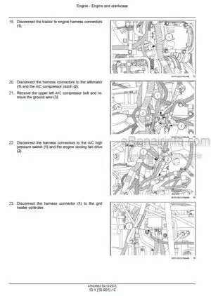 Photo 1 - Case 235 260 290 315 340 370 Magnum CVT Service Manual Tractor 47533562