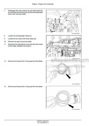 Photo 5 - Case 235 260 290 315 340 Magnum PST Service Manual Tractor