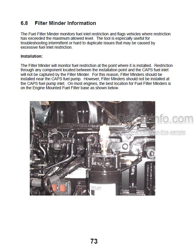 Photo 1 - Case 24 Valve 8.3 Litre Troubleshooting And Repair Manual Engine 7-88622