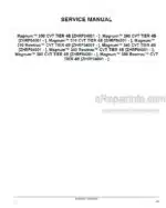 Photo 4 - Case 250 280 310 340 380 CVT Magnum Rowtrac Tier 4B Service Manual Tractor 51431499