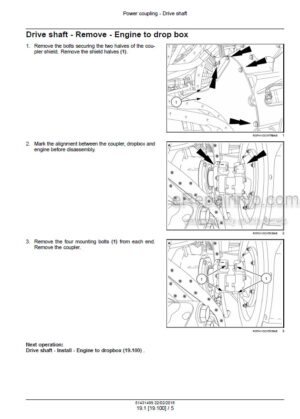 Photo 12 - Case 250 280 310 340 380 CVT Magnum Rowtrac Tier 4B Service Manual Tractor 51431499