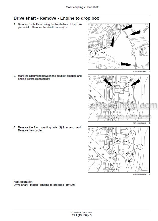 Photo 1 - Case 250 280 310 340 380 CVT Magnum Rowtrac Tier 4B Service Manual Tractor 51431499