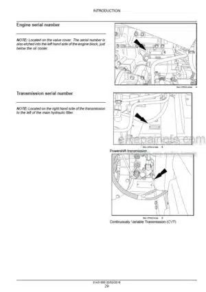 Photo 6 - Case 250 280 310 340 PST Magnum Rowtrac Tier 4B Service Manual Tractor 51431500