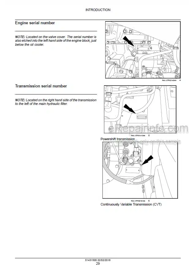 Photo 1 - Case 250 280 310 340 PST Magnum Rowtrac Tier 4B Service Manual Tractor 51431500