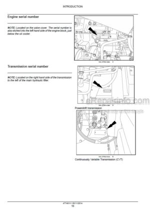 Photo 15 - Case 250 280 310 340 380 Magnum Rowtrac CVT Service Manual Tractor 47748111