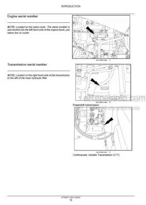 Photo 8 - Case 250 280 310 340 380 Magnum Rowtrac CVT Service Manual Tractor 47748111