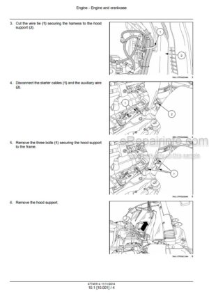 Photo 13 - Case 250 280 310 340 Magnum Rowtrac PST Service Manual Tractor 47748114