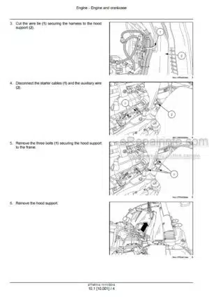 Photo 10 - Case 250 280 310 340 Magnum Rowtrac PST Service Manual Tractor 47748114