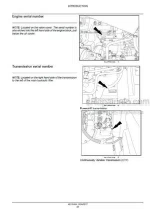 Photo 5 - Case 250 280 310 340 Magnum Rowtrac PST Tier 4B Service Manual Tractor 48115454