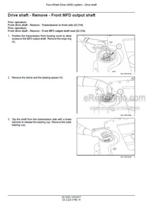 Photo 5 - Case 250 280 310 340 380 Magnum Rowtrac CVT Tier 4B Service Manual Tractor 48115453