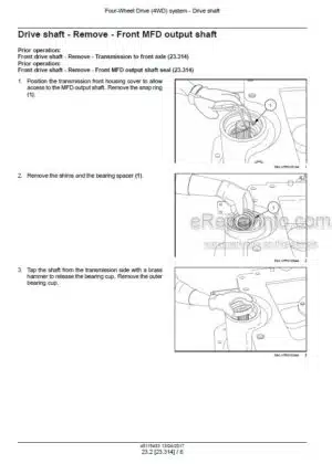 Photo 10 - Case 250 280 310 340 380 Magnum Rowtrac CVT Tier 4B Service Manual Tractor 48115453