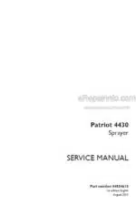 Photo 4 - Case 4430 Patriot Service Manual Sprayer 84534618