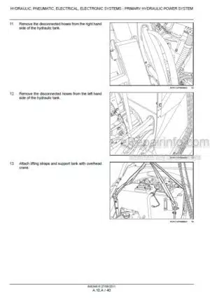 Photo 7 - Case 4430 Patriot Service Manual Sprayer 84534618