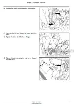 Photo 3 - Case 4440 Patriot Tier 4B Final Service Manual Sprayer 47703661