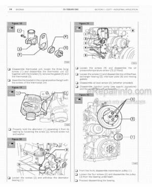 Photo 10 - Case 445M2 445TM2 668TM2 Service Manual Engine 6-74500NA