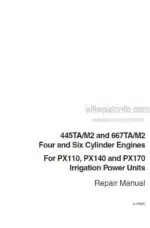 Photo 4 - Case 445TAM2 667TAM2 Repair Manual 6 Cylinder Engine 6 17670