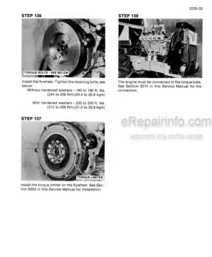 Photo 8 - Case 4494 4694 Service Manual Tractor 8-25610R0