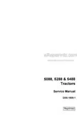 Photo 5 - Case 5088 5288 5488 Service Manual Tractor GSS-1505-1R0