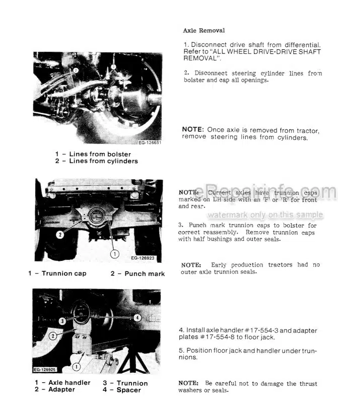 Photo 1 - Case 5088 5288 5488 Service Manual Tractor GSS-1505-1R0