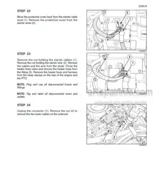 Photo 1 - Case 5088 6088 7088 Service Manual Combine 84242798