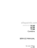 Photo 5 - Case 5130 6130 7130 Axial Flow Service Manual Combine 47871441