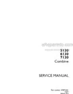 Photo 5 - Case 5130 6130 7130 Axial Flow Service Manual Combine 47871441