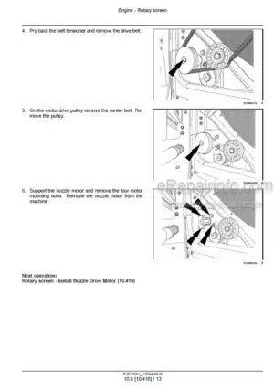 Photo 8 - Case 5130 6130 7130 Axial Flow Tier 4A Service Manual Combine 84564628