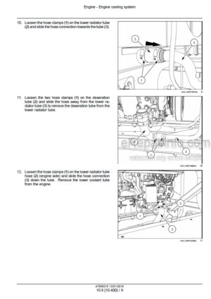 Photo 8 - Case 5140 6140 7140 Axial Flow Tier 2 Service Manual Combine 47956016