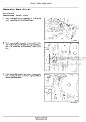 Photo 6 - Case 5140 6140 7140 Axial Flow Tier 2 Service Manual Combine 47956016