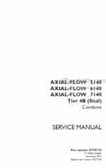 Photo 4 - Case 5140 6140 7140 Axial Flow Tier 4B Final Service Manual Combine 47795174