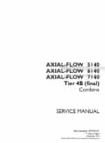Photo 4 - Case 5140 6140 7140 Axial Flow Tier 4B Final Service Manual Combine 47795177