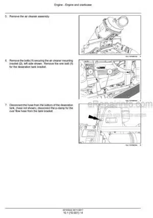 Photo 7 - Case RBX453 RBX463 Repair Manual Round Baler 6-71270EN