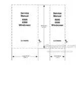 Photo 4 - Case 6000 6500 Service Manual Windrower 8-27950R0