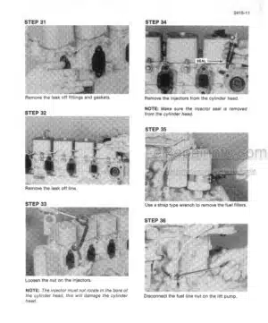 Photo 6 - Case 5505 5506 Service Manual Corn Header 47711576