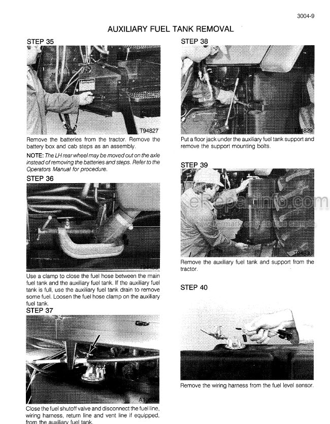 Photo 1 - Case 7100 7200 Magnum Service Manual Tractor 7-35963