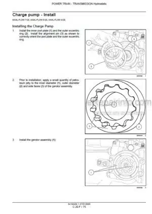 Photo 3 - Case 7120 8120 9120 Axial Flow Service Manual Combine 84192494