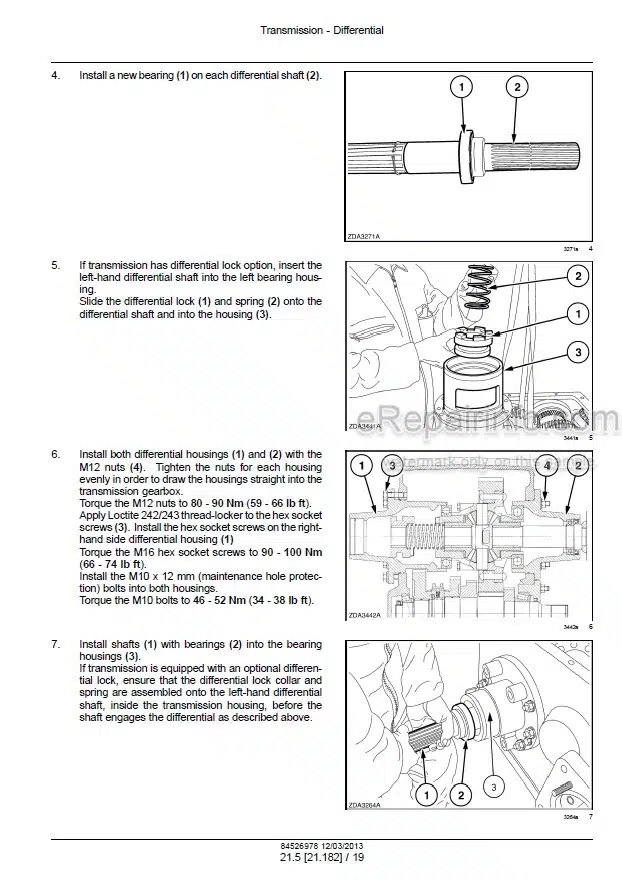 Photo 1 - Case 7120 8120 9120 Axial Flow Service Manual Combine 84526978
