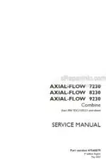 Photo 5 - Case 7230 8230 9230 Axial Flow Service Manual Combine