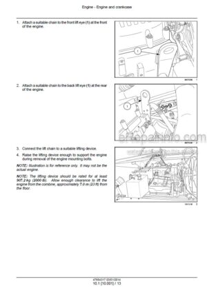 Photo 6 - Case 7230 8230 9230 Axial Flow Service Manual Combine 47654317