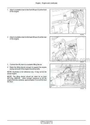 Photo 5 - Case 7230 8230 9230 Axial Flow Service Manual Combine 47654317