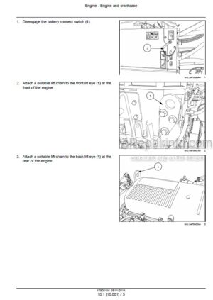 Photo 7 - Case 7240 8240 9240 Axial Flow Tier 4B Final Service Manual Combine 47800118