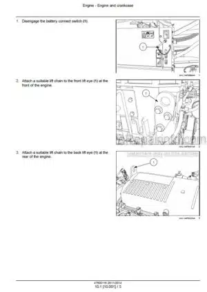 Photo 5 - Case 7240 8240 9240 Axial Flow Tier 4B Final Service Manual Combine 47800118