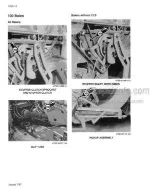 Photo 6 - Case 8575 Service Manual Baler Accumulator 7-81750R0