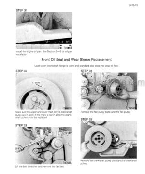 Photo 8 - Case 9100 Series Service Manual Tractor 8-92722R0